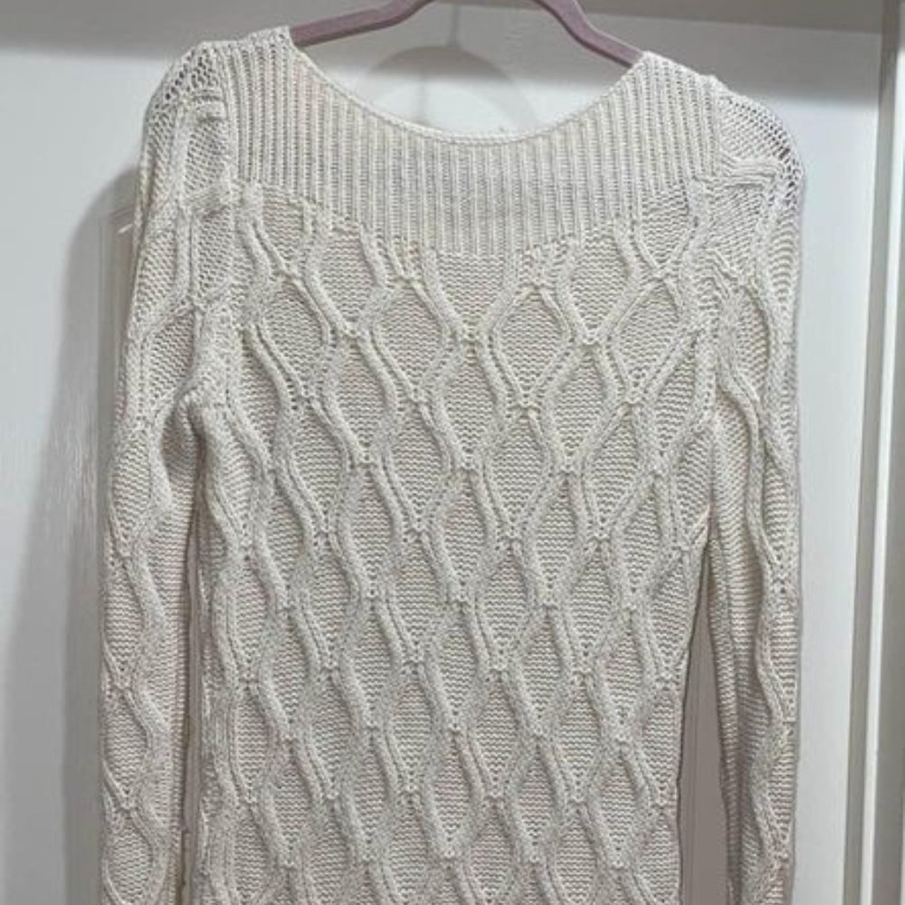 ANN TAYLOR LOFT Cream Sweater